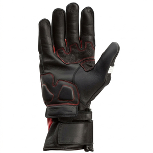 Gants de moto en cuir véritable de qualité supérieure, design optimal, ajustables, pour hommes, pour la course - Product Image 3