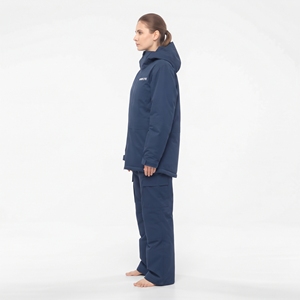 Traje de esquí para mujer, impermeable, resistente al viento, cálido, grueso, para invierno, con cremallera, ropa deportiva - Product Image 6