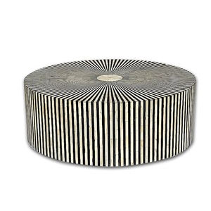 ILAHI's Bone Inlay <b>Table</b> Modern Design Agate Detailing <b>Storage</b> Portable Home Furniture - Product Image 5