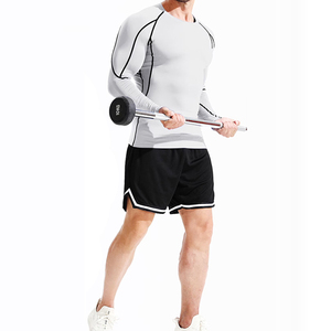 Sports Long Sleeve Shirts White Color Sweatshirt Fitness Jogging Tops Breathable Training Compression Running T-Shirt - Product Image 6