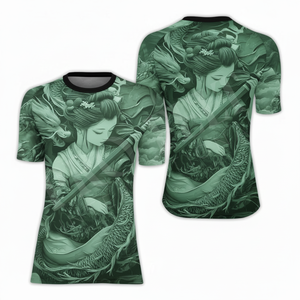 เสื้อรัดรูปออกกำลังกายแขนยาวป้องกันรังสียูวีสำหรับเล่นน้ำ ดำน้ำ ตกปลา ออกแบบได้ตามต้องการ - Product Image 4