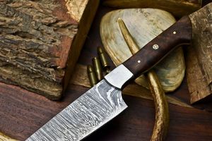 Couteau de Chef SM Knives 2026 en Acier Damas Écologique de Qualité Supérieure, Qualité Industrielle, Manche en Bois Fait Main, Couteau de Cuisine 13 - Product Image 2