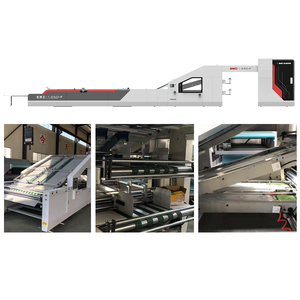 Chất lượng cao điện 5 ply 3 trong 1 tự động Flute <span class=keywords><strong>Laminator</strong></span> máy với động cơ cho các tông sóng cán mô hình mới - Product Image 5