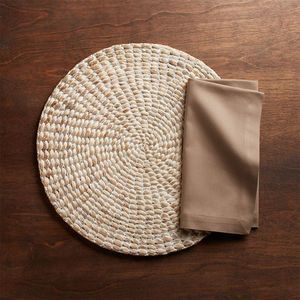 Handmade Water Hyacinth Mats Bohemian Design Eco-Friendly Artisan Dining <b>Table</b> Decor High Quality Bulk Durable Non-Slip - Product Image 6