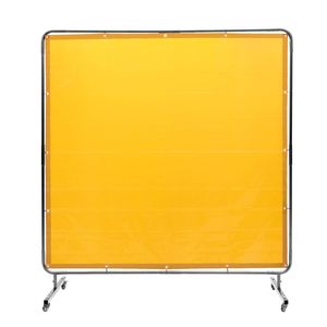 Schermo per Saldatura in Vinile Ignifugo 6FT X 6FT con 4 Ruote Girevoli, Pratica Tenda Protettiva per Saldatura e Saldatura a Stagno - Product Image 1