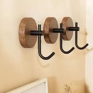 Handcrafted wooden <b>hook</b> solid wood wall <b>hook</b> walnut wall <b>hook</b> luxury home accessory designer wall <b>hook</b> elegant coat <b>hook</b> stylish - Product Image 1