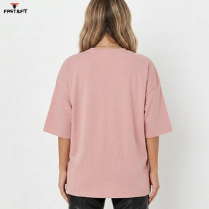 Hot Sale New Arrival Pullover Short Sleeves Customized Logo Crew Neck Solid Color Women T Shirt in Solid Color - Product Image 2