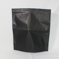 Doypack imprimé personnalisé uni avec une demi-couche en aluminium et une demi-fenêtre transparente visible