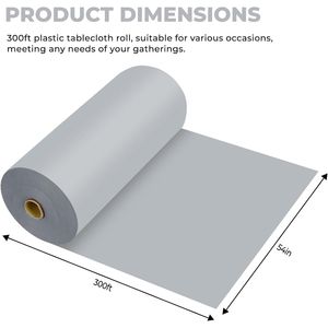 Rotolo di Tovaglia in Plastica Usa e Getta Premium per Tutti i Tipi e Forme di Tavoli - Product Image 2