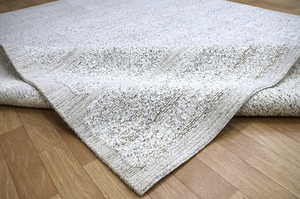 Alfombra Floral de Lana/Algodón Tejida a Mano Tibetana Moderna a Precio de Fábrica |   Alfombra de Lujo para Sala de Estar u Hotel, con Base de Látex, Estilo Neutral - Product Image 4