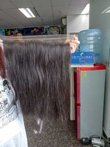 Cierre de alta definición y extensión de cabello natural frontal, fabricante de Vietnam, cabello humano crudo, cabello dibujado doble con encaje para hacer pelucas - Product Image 3