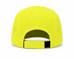 Wholesale <b>Waterproof</b> Nylon 5-Panel Camp Cap Custom Embroidery Logo Perforated Side Outdoor Sports Running <b>Hat</b> High Quality - Product Image 3