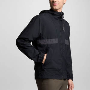 Chaqueta Cortavientos Ligera Casual de Invierno para Hombre con Cierre de Cremallera, Capucha y Logotipo Frontal - Product Image 6