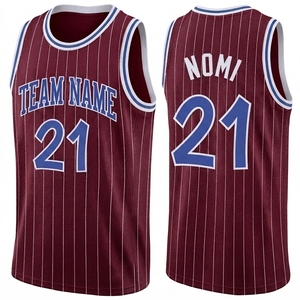 Camisetas de baloncesto reversibles personalizadas, 220 g, patrón sólido, textos personalizados, números, diseños sin imprimir - Product Image 1