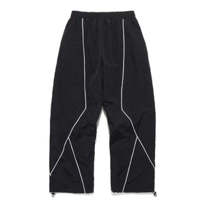 Men's Custom High Waist Elastic Jogger <b>Pants</b> With Piping Casual <b>Nylon</b> Straight-Leg <b>Track</b> Embroidered Jogger <b>Pants</b> MADE BY HS - Product Image 1