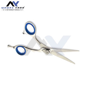 Tijeras de Barbero para Diestros, Hoja Recta Personalizada, Punta Afilada, Tijeras de Peluquería Ligeras con Mango Mediano para Corte de Cabello en Salón - Product Image 5