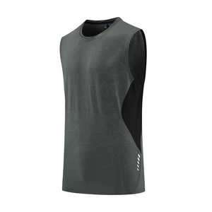 High Quality Summer Custom Oem Blank Training Fitness Gym Wear <b>Men</b> <b>Compression</b> Shirt Sleeveless T-Shirts <b>Men's</b> Tank Tops - Product Image 1