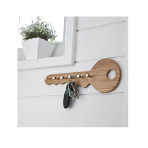Wooden <b>Key</b> <b>Hook</b> Signature Residential Utility Feature Crafted to Blend Decorative <b>Wall</b> Appeal with Convenient <b>Key</b> Placement - Product Image 5