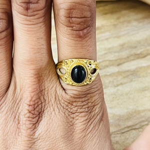 Top Style Demanding Product <b>Ring</b> Vintage 18K <b>Gold</b> Plated Brass <b>Cocktail</b> <b>Ring</b> Filigree Design Unisex Statement Wholesale <b>Ring</b> - Product Image 6