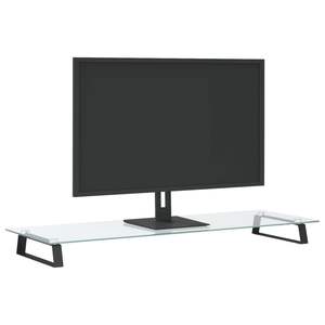 Soporte de Monitor de Vidrio Templado y Metal Negro de 39.4"x13.8"x3.1" - Product Image 3