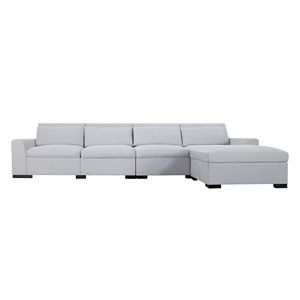 Divano Componibile Modulare 149 con Pouf, Elegante Set per Soggiorno - Product Image 2