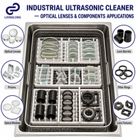 Nettoyeur à ultrasons industriel électrique 28kHz 1500W, neuf, pour le dégraissage des lentilles optiques et des prismes, expédition immédiate