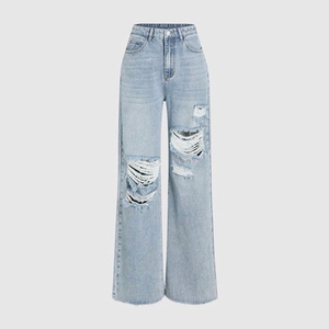 Pantalon large pour femme, coupe ample, taille haute, longueur intégrale, confortable pour les voyages, le travail et l'usage quotidien - Product Image 2
