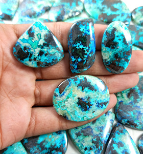Piedras Preciosas Sueltas de Crisocola Natural Hechas a Mano al por Mayor, Joyería de Cristal Única, Regalo para Ella - Product Image 1