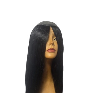 Light <b>Brown</b> Brazilian Remy Human Hair Topper for Women High Density 150% Tangle Free 20 Inches <b>Medium</b> Length Glueless for Base - Product Image 6