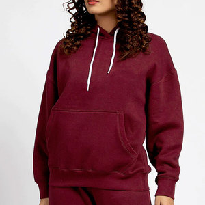 Hoodie Brushed Fleece Oversized Casual Winter Sweatshirt Women's Soft Cotton Hoodie Classic Pullover Everyday Hoodie - Product Image 3