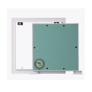 Plaque d'accès dissimulée en plaque de plâtre 200x200mm avec cadre en aluminium, porte d'inspection manuelle encastrée pour mur et plafond - Product Image 1