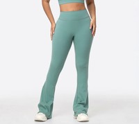 Ensemble de sport professionnel pour femme, coupe ajustée, comprenant un legging taille haute, un soutien-gorge et une ceinture anti-bactérienne grande taille