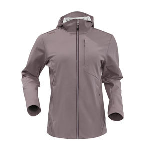Chaqueta Softshell Premium para Mujer con Capucha, Ligera, Transpirable, Color Sólido, Cierre de Cremallera, para Otoño, Color Rosa 2026 - Product Image 1