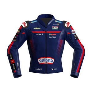 Jorge Martin Motorbike MotoCP Cowhide/Kangaroo Leather Track Riding/Racing Made To Measure Hump <b>Mens</b> <b>Biker</b> <b>Jacket</b> CE Protector - Product Image 1