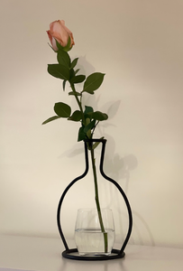 Porte-fleurs moderne en fer, vase de sol sans cadre, jardinière décorative minimaliste pour la maison, décoration de Noël, lot de 6 - Product Image 4