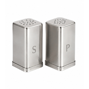 Salero y Pimentero de Acero Inoxidable al por Mayor con Asa y Tapa, Dispensador de Condimentos Metálico para Barbacoa y Restaurantes - Product Image 3