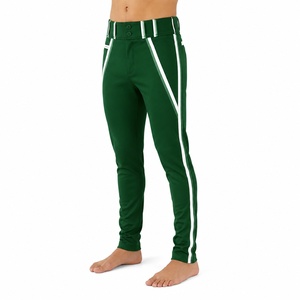 Pantalon d'uniforme de baseball pour jeunes avec genouillères rembourrées, double tricot, impression personnalisée, taille élastique, fournisseur OEM en gros - Product Image 4