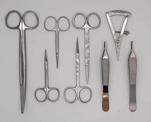 ชุดเครื่องมือผ่าตัดเปลือกตาสำหรับศัลยกรรมตกแต่งตาแบบไมโคร จำนวน 8 ชิ้น ทำจากสแตนเลสสตีล ได้รับการรับรองมาตรฐาน CE - Product Image 1