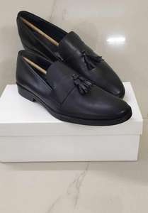 Chaussures habillées classiques italiennes originales pour hommes, en cuir véritable antidérapant, pour mariages, bureau et carrière - Product Image 3