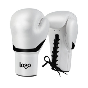 High Quality PU Leather Lace-up Stretch & Waterproof Custom Logo Design <b>Glove</b> Wholesale Professional 8oz Adult Boxing <b>Gloves</b> - Product Image 6