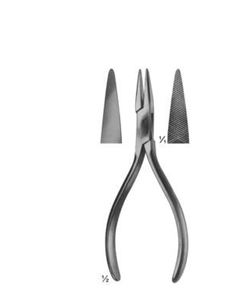 Alicates con una mandíbula lisa y otra dentada de 140 mm - Product Image 1