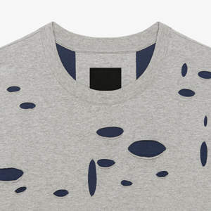 Camiseta de Lona Estampada Personalizada para Hombre |   Camiseta de Estilo Vintage 100% Algodón, Corte Holgado, Talla Grande, Transpirable, Color Personalizable - Product Image 3