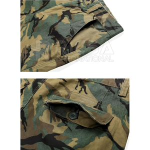 Men Casual Hunting <b>Shorts</b> 100% Cotton Knitted Solid Performance Outdoor <b>Cargo</b> Design Breathable <b>Lightweight</b> Multi-Pocket Camping - Product Image 6