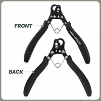 INTENSE SURGICAL INSTRUMENTS Pince boucleuse monophasée robuste en acier inoxydable pour gauchers, 1,5 mm, Outil pour fil de bijouterie