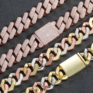New Fashion Three-color Mosaic Personality Bracelet Hip-hop <b>Men</b> Accessories Bracelet - Product Image 4