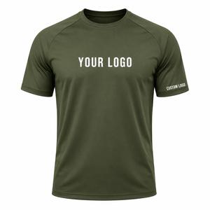 Men's Custom Color Short Sleeve <b>T</b>-<b>Shirt</b> O-Neck Regular Fit Quick Dry Printed Custom Logo Casual Style Knitted Fabric 100% - Product Image 2