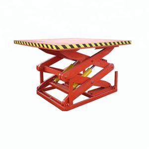 Nueva plataforma elevadora de tijera hidráulica con capacidad de carga personalizada de Zhongxiang, 1 año de garantía, Control de botón pulsador alimentado por CA, incluye - Product Image 1