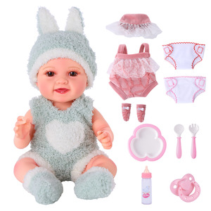 Poupées Reborn Babeside Mini, poupée Reborn souriante <span class=keywords><strong>Mia</strong></span>, 12 pouces, nouveau-né fille, tête en vinyle, corps en tissu, poupées Reborn réalistes - Product Image 1