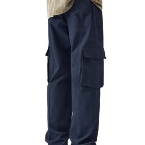 Kivotech Pantalons pour hommes Vente en gros Pantalons de survêtement décontractés en toile Pantalons élastiques à taille moyenne et à poches Pantalons de style cargo - Product Image 1
