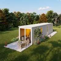 Maisons conteneurs à vendre, maison modulaire préfabriquée extensible, maison conteneur de luxe de 20 pieds ou 40 pieds